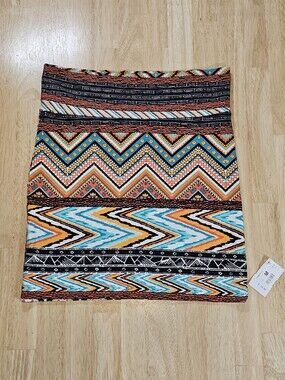 Cherish Aztec Print Mini Skirt